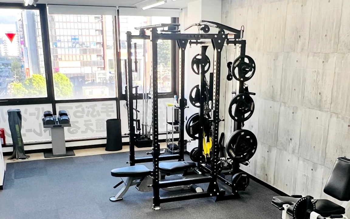 JR津田沼駅前にあるPersonal training Focus.の店内